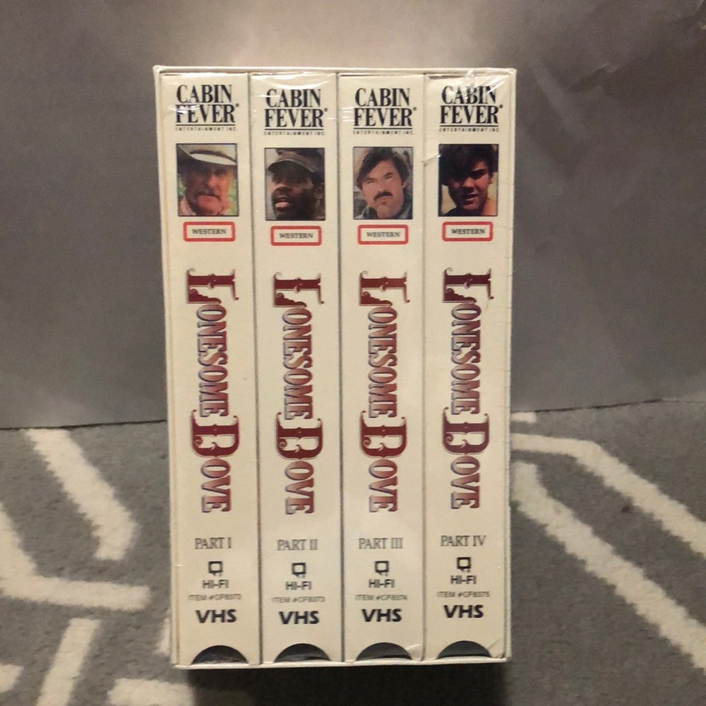 Lonesome Dove VHS Collection set of 4 New and Sealed